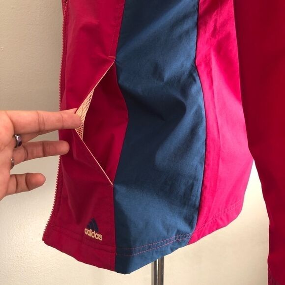 Vintage Adidas Girls Youth Full Zip hooded jacket - Picture 5 of 8